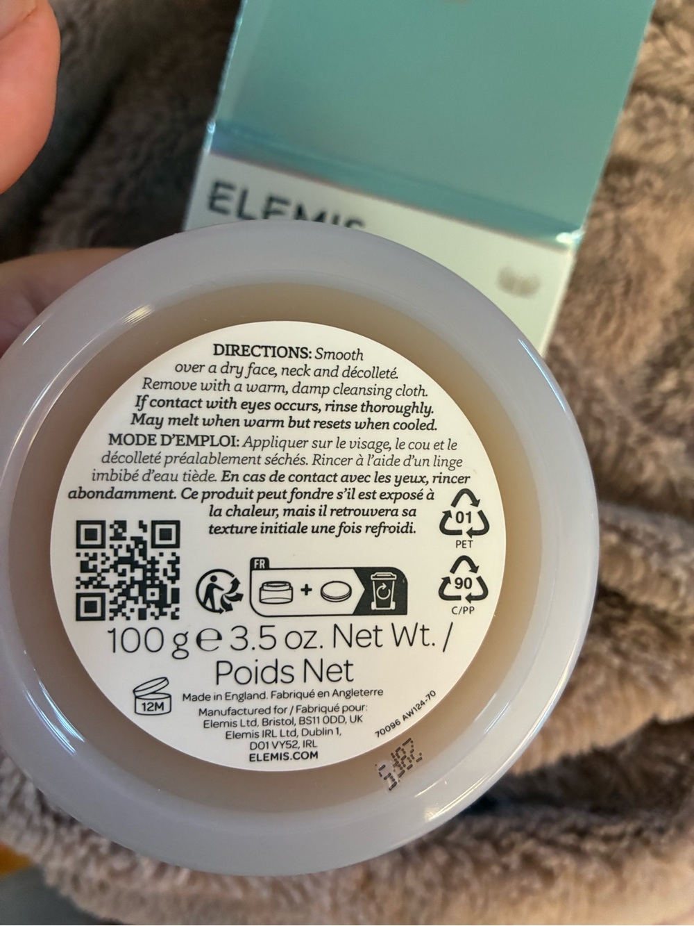 Elemis fragrance free Pro-Collagen Hydrating Cleansing Balm 100g - Picture 4 of 7